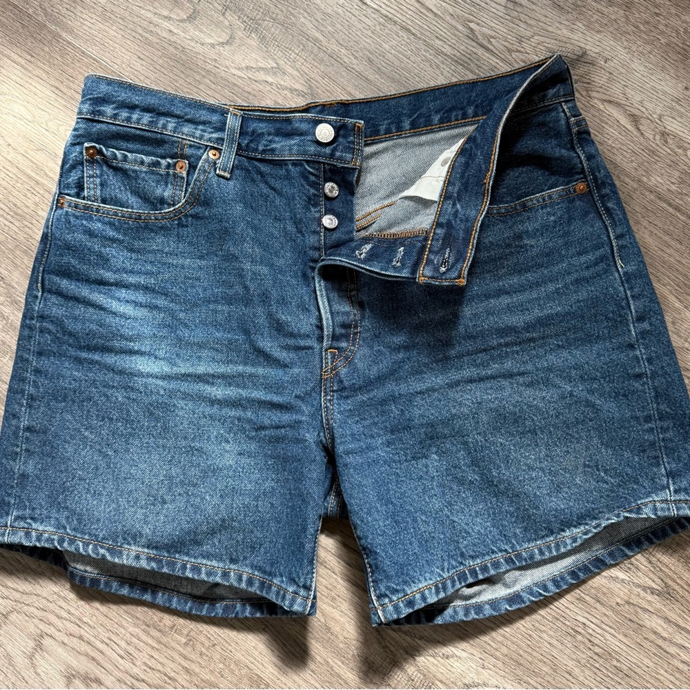 Levi's Blue Jean Shorts for Women